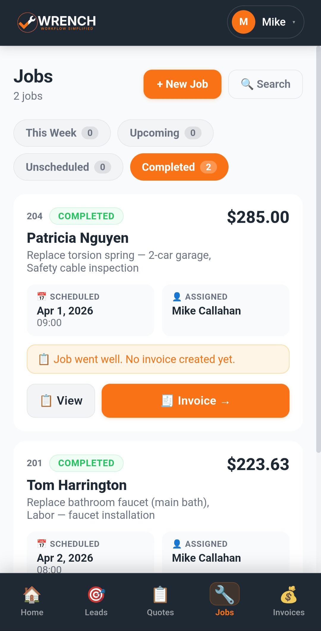 Wrench Jobs